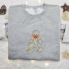 Donald Duck Mummy Embroidered Hoodie, Disney Halloween Embroidered Sweatshirt, Funny Halloween Embroidered Shirt