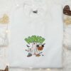 Boobash Goofy Ghost Mickey Pumpkin Bat Embroidered Shirt, Adorable Halloween Shirt, Disney Halloween Shirts