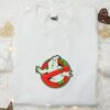 Ghostbusters Embroidered Sweatshirt, Halloween Embroidered Hoodie, Best Gifts for Halloween Lovers