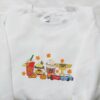 Halloween Fall Coffee Disney Pixar Cars Embroidered Sweatshirt, Cute Halloween Embroidered Hoodie, Best Halloween Gift for Family