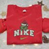 Grinch Xmas Embroidered Shirt, Movie Embroidered Sweatshirt, Best Christmas Gift Ideas