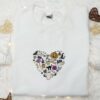 Cute Halloween Embroidered Shirt, Cool Halloween Embroidered Shirt, Best Gifts for Halloween Lovers
