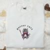Halloween Potter Cats Embroidered Shirt, Adorable Halloween Embroidered Shirt, Halloween Cat Embroidered Shirt
