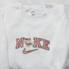 Hello Kitty Xmas Embroidered Sweatshirt, Hello Kitty Embroidered Shirt, Cartoon Embroidered Hoodie