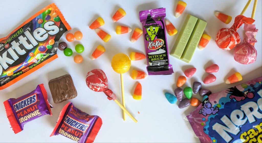 Halloween candy and treats