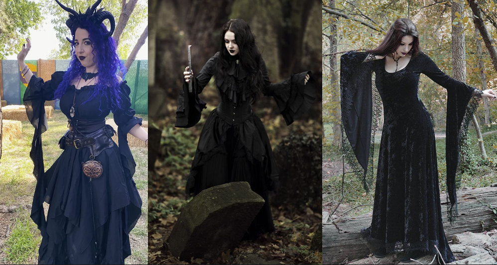 Mysterious Gothic witches