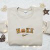 Sleeping Snoopy Pumpkin Embroidered Sweatshirt, Adorable Halloween Embroidered Hoodie, Cozy Gifts For Girlfriend, Just Because Gift For Him