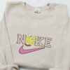 Funny SpongeBob Cartoon Embroidered Sweatshirt, Nostalgic 90s Meme T-shirt, Y2K Streetwear Hoodie, Just Because Gift For Him
