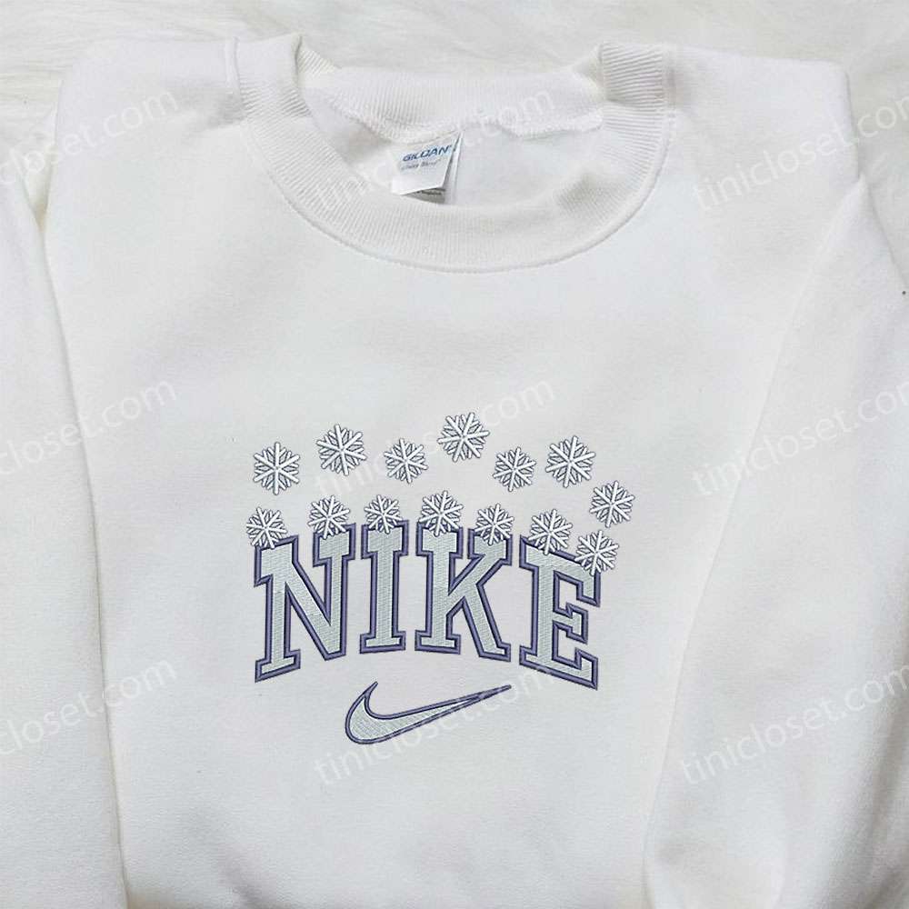 Snow x Nike Embroidered Sweatshirt Nike Inspired Embroidered Shirt Best Chirstmas Gift Ideas 1