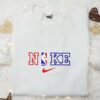 NBA Embroidered Shirt, Sports Embroidered Hoodie, Best Gift Idea