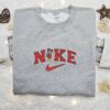 Minnie Mouse Christmas Embroidered Hoodie, Disney Characters Embroidered Shirt, Best Christmas Gift Ideas for Family