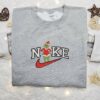 Xmas Grinch Movie Embroidered Sweatshirt, Christmas Embroidered Shirt, Best Christmas Gift Ideas for Family