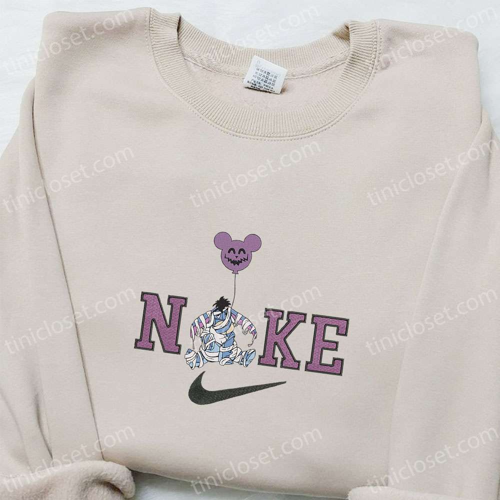 Eeyore Mummy x Nike Embroidered Sweatshirt, Walt Disney Characters Embroidered Shirt, Best Halloween Gift Ideas