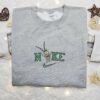 Funny Sheldon J. Plankton Embroidered Sweatshirt, SpongeBob SquarePants Cartoon Hoodie, Bestie Matching Shirts