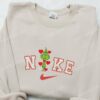 Baby Grinch Love Christmas Embroidered Sweatshirt, Movie Christmas Embroidered Shirt, Best Christmas Gift Ideas