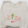 Baby Grinch Xmas Christmas Embroidered Sweatshirt, Movie Christmas Embroidered Shirt, Best Christmas Gift Ideas
