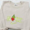 Christmas Baby Grinch Love Embroidered Sweatshirt, Movie Christmas Embroidered Shirt, Best Christmas Gift Ideas