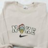 Christmas Donald Duck Head Embroidered Sweatshirt, Walt Disney Christmas Embroidered Shirt, Best Christmas Gift Ideas