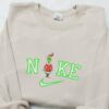 Christmas Grinch Embroidered Sweatshirt, Movie Christmas Embroidered Shirt, Best Christmas Gift Ideas