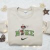 Christmas Minnie Mouse Hey Embroidered Sweatshirt, Movie Christmas Embroidered Shirt, Best Christmas Gift Ideas