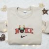 Christmas Minnie Reindeer Embroidered Sweatshirt, Christmas Embroidered Shirt, Best Christmas Gift Ideas