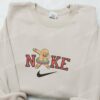 Gingerbread Man Dabbing Embroidered Sweatshirt, Christmas Embroidered Shirt, Best Holiday Gift