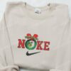 Feelin Grinchy Embroidered Sweatshirt, Christmas Embroidered Shirt, Best Holiday Gift Ideas