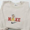 Pluto Christmas Lights Embroidered Sweatshirt, Disney Characters Embroidered Hoodie, Best Christmas Gift