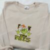 Grinch F Them Bills Embroidered Sweatshirt, Christmas Embroidered Shirt, Best Holiday Gift Ideas