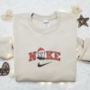 Michael Myers Xmas Embroidered Sweatshirt, Halloween Embroidered Hoodie, Best Christmas Day Gift Ideas