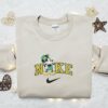 Mickey Mouse Saint Patricks x Nike Embroidered Sweatshirt, Disney Characters Movie Merry Embroidered Shirt, Best St. Patrick’s Day Gift Ideas