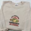 Teenage Mutant Ninja Turtles Christmas Embroidered Sweatshirt, Movie Merry Christmas Embroidered Shirt, Best Christmas Day Gift Ideas