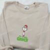 The Little Grinch Embroidered Sweatshirt, Movie Merry Christmas Embroidered Shirt, Best Christmas Day Gift Ideas