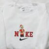 Nike x Simpson Christmas Embroidered Sweatshirt, Nike Inspired Embroidered Sweatshirt, Best Christmas Gift Ideas