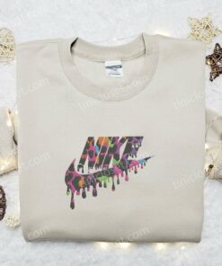 Nike x Vintage Colors Embroidered Sweatshirt Nike Inspired Embroidered Shirt Best Gift Ideas For All Occasions 1
