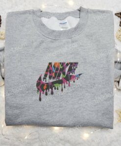 Nike x Vintage Colors Embroidered Sweatshirt Nike Inspired Embroidered Shirt Best Gift Ideas For All Occasions 2