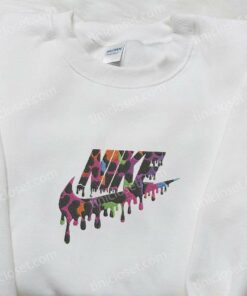 Nike x Vintage Colors Embroidered Sweatshirt Nike Inspired Embroidered Shirt Best Gift Ideas For All Occasions 3