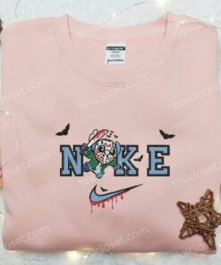 Nike x Stitch Michael Myers Embroidered Sweatshirt Disney Characters Embroidered Hoodie Best Halloween Gift Ideas 4