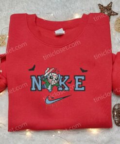 Nike x Stitch Michael Myers Embroidered Sweatshirt Disney Characters Embroidered Hoodie Best Halloween Gift Ideas 5