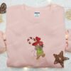 Gus And Candy Cane Embroidered Shirt, Disney Cinderella Embroidered Hoodie, Best Christmas Gifts For Family