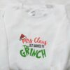Mrs Claus But Married To The Grinch Embroidered Shirt, Christmas Embroidered Hoodie, Best Christmas Gifts For Family