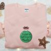 Pucker Up And Kiss It Whoville Embroidered Shirt, Christmas Embroidered Hoodie, Best Gifts For Family