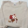 Santa Checking List Of Gifts Embroidered Shirt, Christmas Embroidered Hoodie, Best Gifts For Family