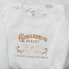 Gingerbread Cookie Wearing Santa Hat Embroidered Shirt, Christmas Embroidered T-shirt, Best Christmas Gift Ideas