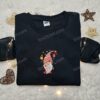 Gnome Magic Wand Embroidered Shirt, Cute Christmas Embroidered Shirt, Best Christmas Gift Ideas For Children