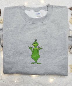 Grinch Crack Candy Embroidered Sweatshirt Christmas Embroidered T shirt Best Christmas Gift Ideas 3