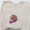 Lakers Lion Embroidered Shirt, NBA Sports Embroidered Hoodie, Best Gift Ideas