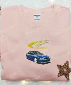 Subaru Car Embroidered Shirt Transportations Embroidered Hoodie Best Gift Idea 2