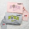Beetlejuice Embroidered Shirts, Halloween Embroidered Hoodies, Couples Embroidered Sweatshirts