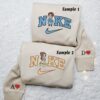 Belle and Prince Adam Embroidered Shirt, Disney Characters Embroidered Hoodie, Best Couple Embroidered Sweatshirt